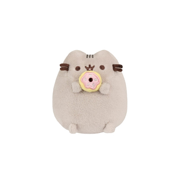 Pusheen Soft Toy Sitting Pusheen With Donut, 10 Cm