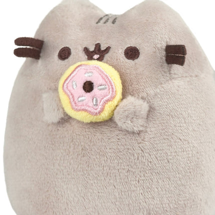 Pusheen Soft Toy Sitting Pusheen With Donut, 10 Cm