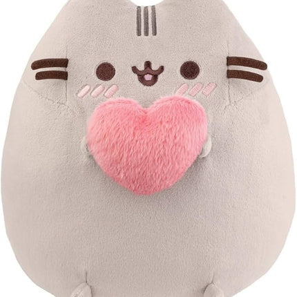 Pusheen Soft Toy with Heart, 22 cm Plush Cat Figure
