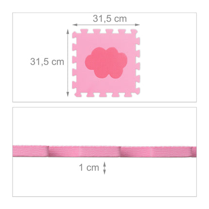 Puzzle 3x3 puzzle mat jigsaw with frame