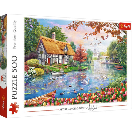 Puzzle 500 Pieces - Quiet Haven Design for Relaxation