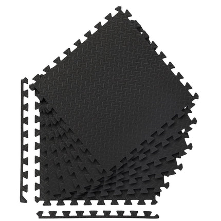 Puzzle Mat, Premium Foam, Interlocking, 12 Pieces