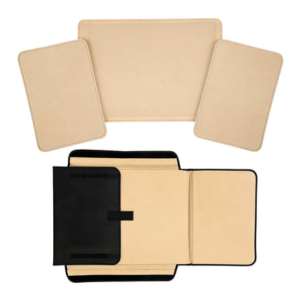 Puzzle Tray with Handle, 2 Compartments, Non-Slip Surface