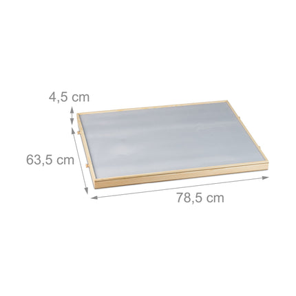 Puzzle board with 4 drawers