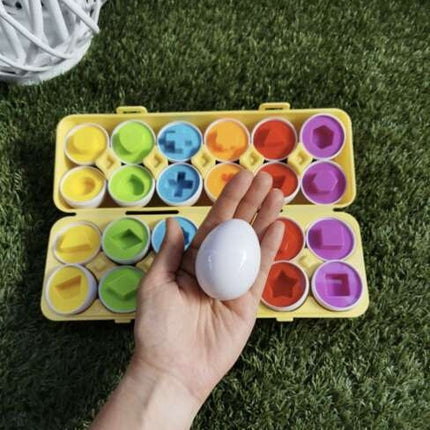 Puzzle - eggs, set of 12 pieces. 22674