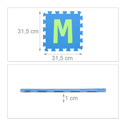 Puzzle mat 86 parts