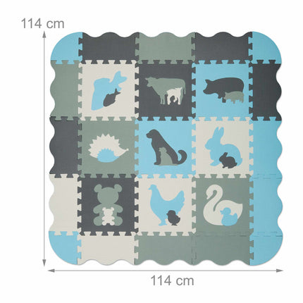 Puzzle mat animals