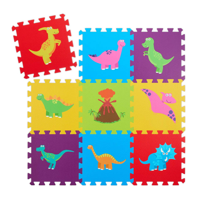 Puzzle mat dinosaur colorful