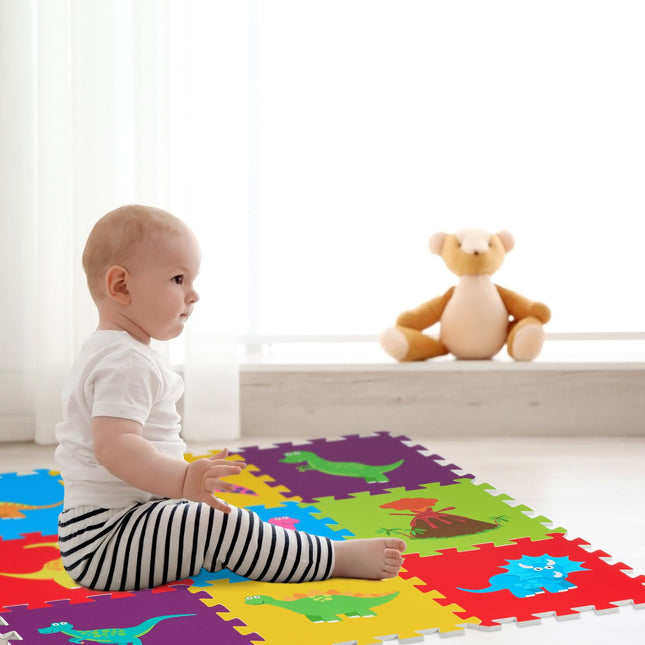 Puzzle mat dinosaur colorful
