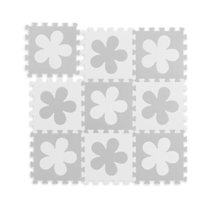 Puzzle mat floral pattern