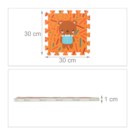 Puzzle mat for animals