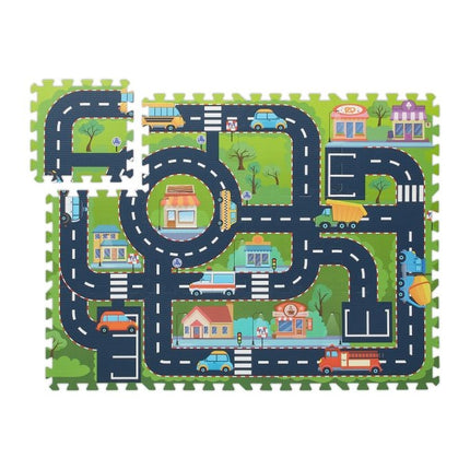 Puzzle mat street