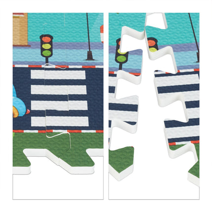 Puzzle mat street
