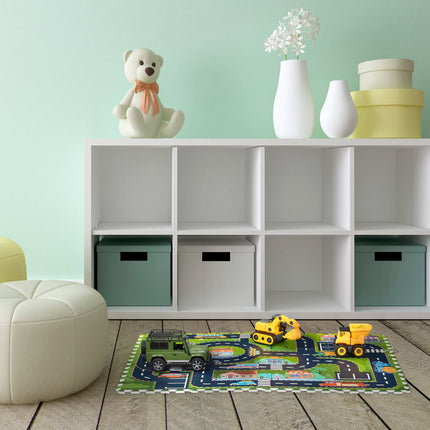 Puzzle mat street