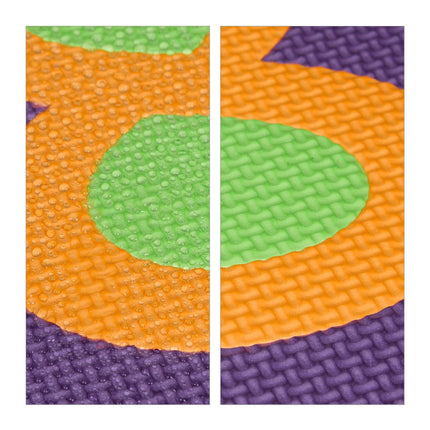 Puzzle mat with ABC and numbers