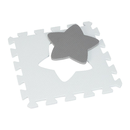 Puzzle mat with edge
