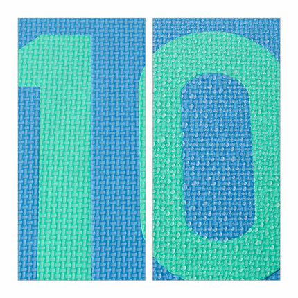 Puzzle mat with numbers