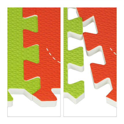 Puzzle mat with vehicles