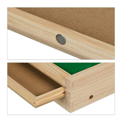 Puzzle table with 4 drawers