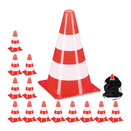 Pylons, 14 pcs, orange
