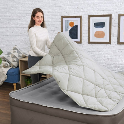 Queen Air Mattress with Built-In Pump, 203x152x51 cm
