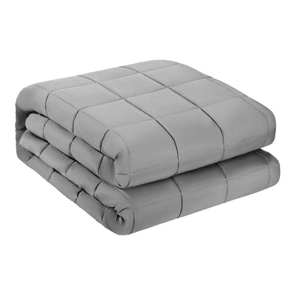 Queen Size Weighted Blanket 25 lb, Cooling, Glass Beads, Gray