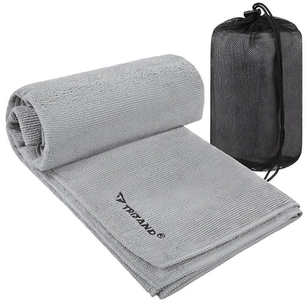 Quick-Drying Microfibre Towel 120 x 60 cm, 280 GSM, Dark Grey