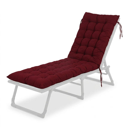 Quilted Garden Bench Cushion with Ties, Thick Padding