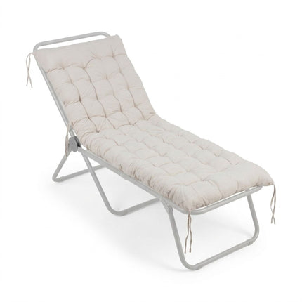Quilted Garden Bench Cushion with Ties, Thick Padding