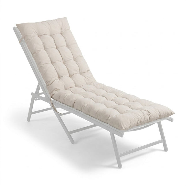 Quilted Garden Bench Cushion with Ties, Thick Padding