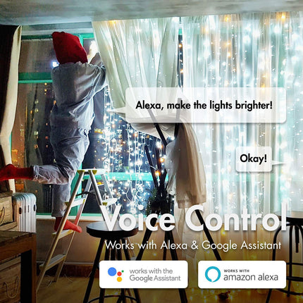 RGB light loop with remote control and WiFi Tuya IP65 3 m