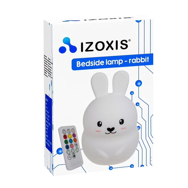 RGB night lamp with remote control - rabbit