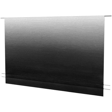 RV Awning Replacement Fabric 18 ft, Charcoal Waterproof Vinyl