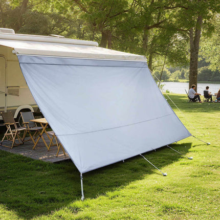 RV Awning Sun Shade Screen 2 x 3.7 m, Fits 4 m