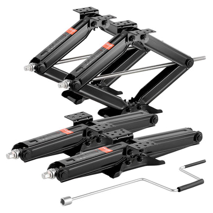 RV Scissor Jacks Set Of 4, 9000 Lb, 4-23.4 In