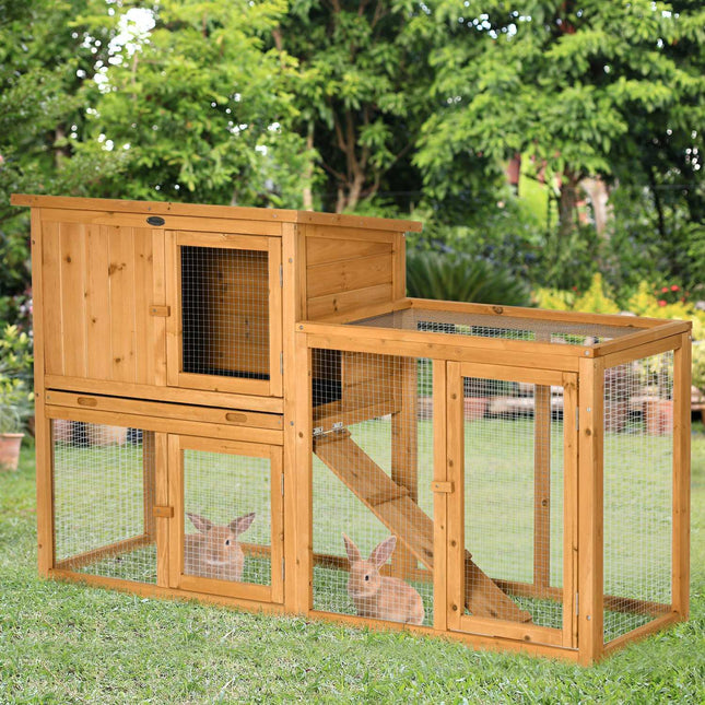 Small animal shelter, Outdoor/Indoor, 141 x 60 x 86 cm, Orange