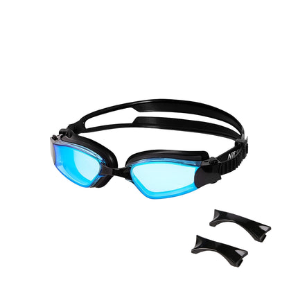 Racing Swimming Goggles, Blue, Anti-Fog, UV Protection