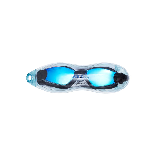 Racing Swimming Goggles, Blue, Anti-Fog, UV Protection
