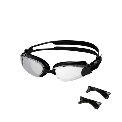 Racing Swimming Goggles, Gray, Anti-Fog, UV Protection