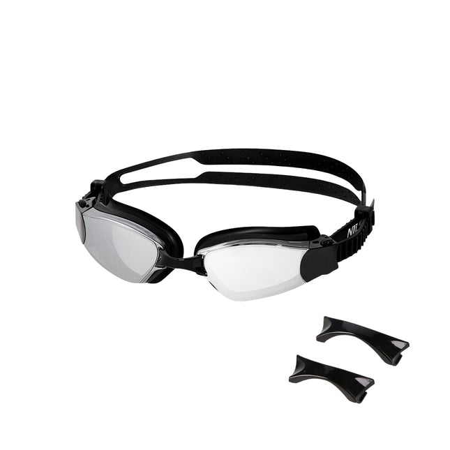 Racing Swimming Goggles, Gray, Anti-Fog, UV Protection