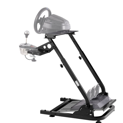 Racing Wheel Stand, Folding Adjustable Height, Shifter Mount