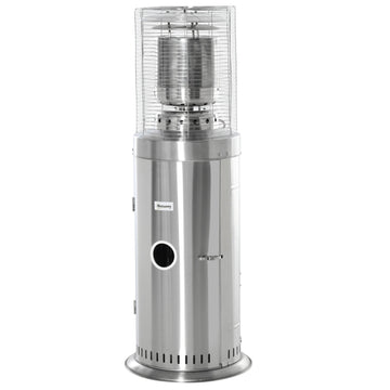 Brilliant 10KW patio heater, stainless steel, portable