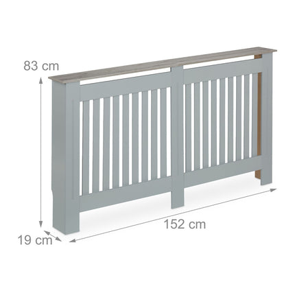 Radiator Cover with Wood Shelf – Modern Design