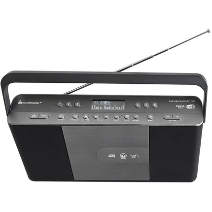 Radio Quick Select CD Portable RCD1870SW Black/Silver Grey