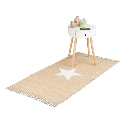 Rag rug motif star