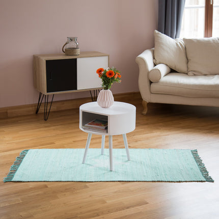 Rag rug motif star