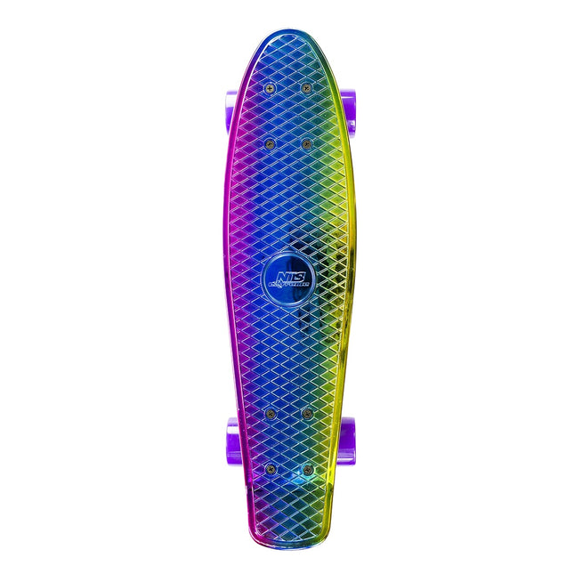 Rainbow Electrostyle Pennyboard – Durable Skateboard