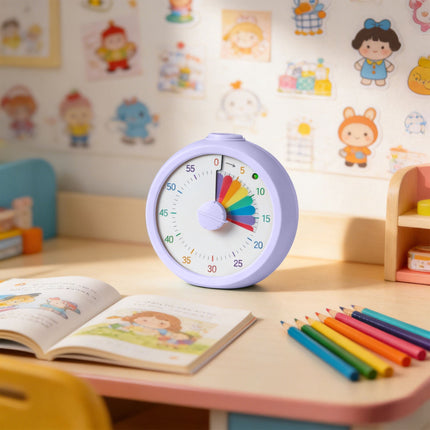 Rainbow Timer for Kids and Adults, 60-Minute Countdown