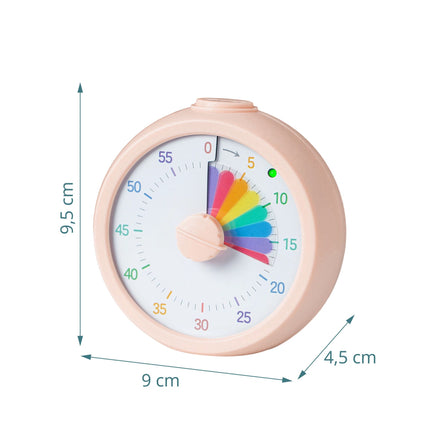 Rainbow Timer with Adjustable Volume – 60-Min Countdown