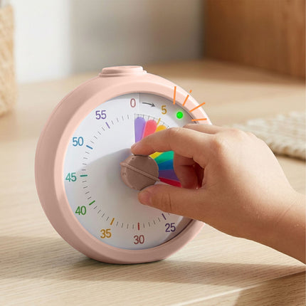 Rainbow Timer with Adjustable Volume – 60-Min Countdown
